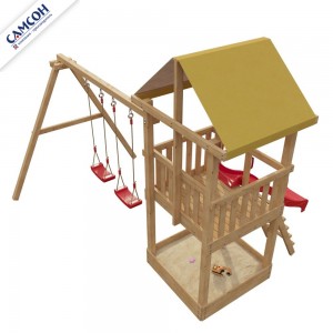 Детская деревянная площадка 3-й Элемент